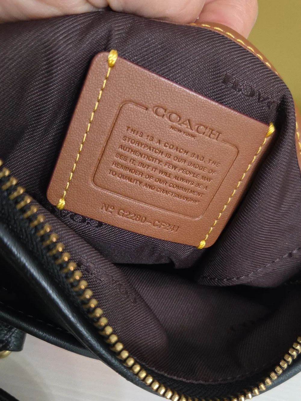 Coach Red Plaid Leather Small Shoulder Bag - Picture 7 of 15